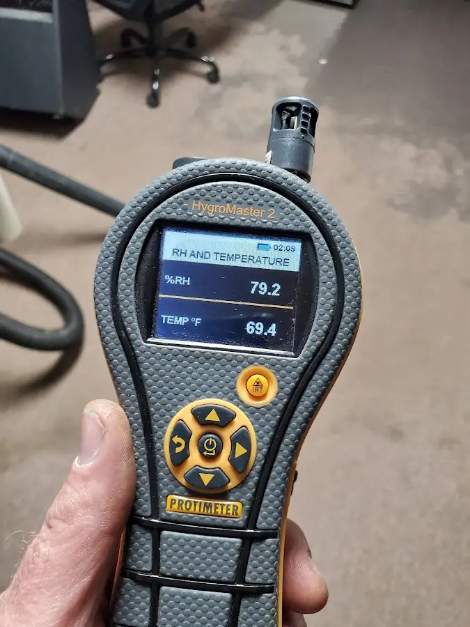 Moisture meter humidity assessment for Fire & Smoke Damage Restoration in Newington